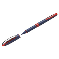 Ручка-роллер Schneider One Business красная, 0.6мм, темно-синий корпус