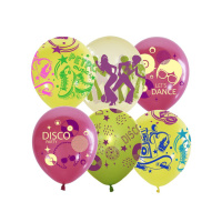 Воздушные шары Патибум Disco Party 30см, ассорти, 25шт