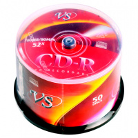Диск CD-R Vs 700Mb, 52x, Cake Box, 50шт/уп
