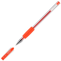 Ручка гелевая Attache Town красная, 0.5мм