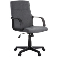 Кресло офисное Helmi Referent HL-M03, ткань, серая, крестовина пластик