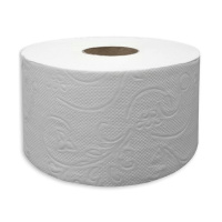 Туалетная бумага в рулоне, белая, 1 слой, 200м, 151199Б