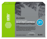Картридж струйный Cactus CS-EPT0821 №821, 11мл, черный