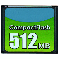 Карта памяти Acer Compact Flash, 512Mb, 5мб/с