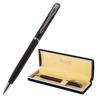Шариковая ручка автоматическая Galant Arrow синяя, 0.7мм, серый корпус
