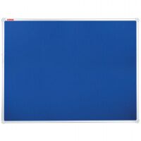 Доска текстильная Brauberg 231700 60х90см, синяя, алюминиевая рама