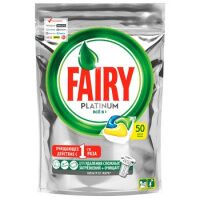 Капсулы для ПММ Fairy All in 1 Platinum, 50шт, лимон