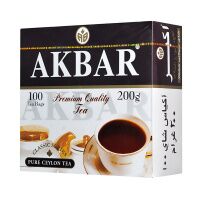 Чай пакетированный Akbar Классический, черный, 100 пакетиков