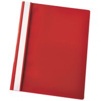 Скоросшиватель пластиковый Esselte красный, А4, 28316