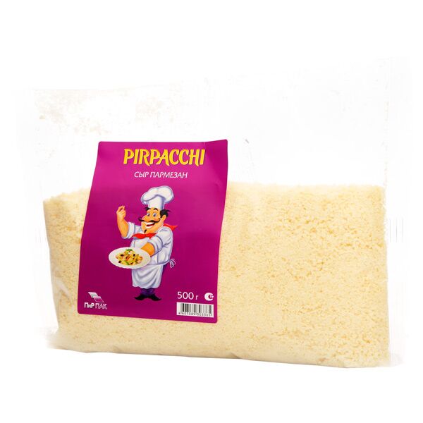 фото: Сыр тертый Pirpacchi Пармезан 38%, 500г