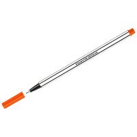 Ручка капиллярная Luxor Fine Writer 045 оранжевая, 0.45мм, белый корпус