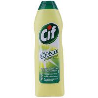 Универсальное чистящее средство Cif Active 250мл, лимон, с микрогранулами, крем