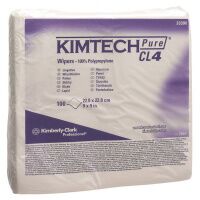 Протирочные салфетки Kimberly-Clark Kimtech Pure CL4 7605, индивидуальные, 100шт, белые