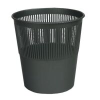 Корзина для мусора Оскол-Пласт 10л, черная, сетчатая, К10ч