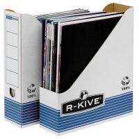 Накопитель для бумаг вертикальный Fellowes R-Kive Prima А4, 80мм, бело-синий, FS-0026301