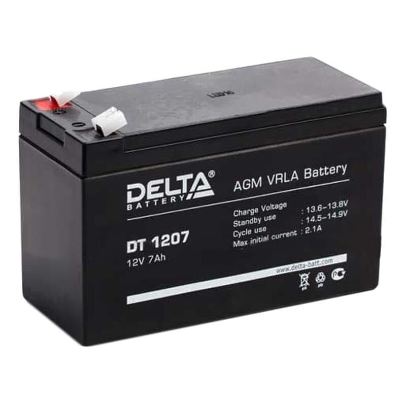 фото: Аккумуляторная батарея Delta DT 1207