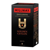 Чай пакетированный Hillway Exclusive Golden Ceylon, черный, 25 пакетиков