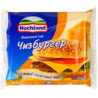 Сыр плавленый Hochland чизбургер 40%, 150г