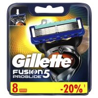 Кассеты для бритвенного станка Gillette Fusion Proglide, 8шт