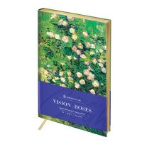 Ежедневник недатированный Greenwich Line Vision Van Gogh. Roses, А6, 136 листов, иск. кожа