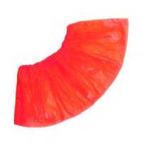 Бахилы Elegreen Экстра Плюс 15мкм (3,5гр), красные, с 2й резинкой, 50 пар
