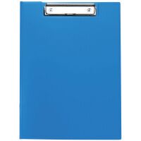 Клипборд с крышкой Officespace синий, А4, пластик