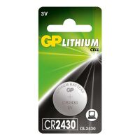 Батарейка Gp Lithium CR2430, литиевая, 1шт/уп