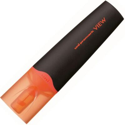 фото: Текстовыделитель Uni View Ups-200 оранжевый, 1-5мм, скошенный наконечник, 67255