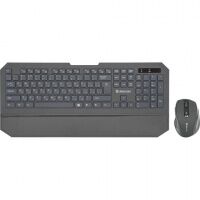 Комплект клавиатура+мышь беспроводной Defender Berkeley C-925, черный