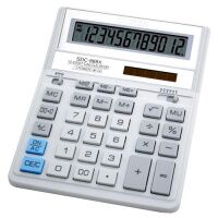 Калькулятор настольный Citizen SDC-888XWH белый, 12 разрядов