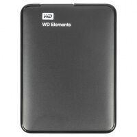 Внешний жесткий диск WD Elements Portable 1TB, 2.5', USB 3.0, черный, WDBUZG0010BBK-WESN