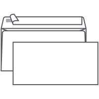Конверт почтовый Ряжская Печатная Фабрика E65 белый, 110х220мм, 80г/м2, 1000шт, стрип
