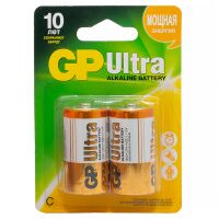 Батарейка Gp Ultra C LR14, алкалиновая, 2шт