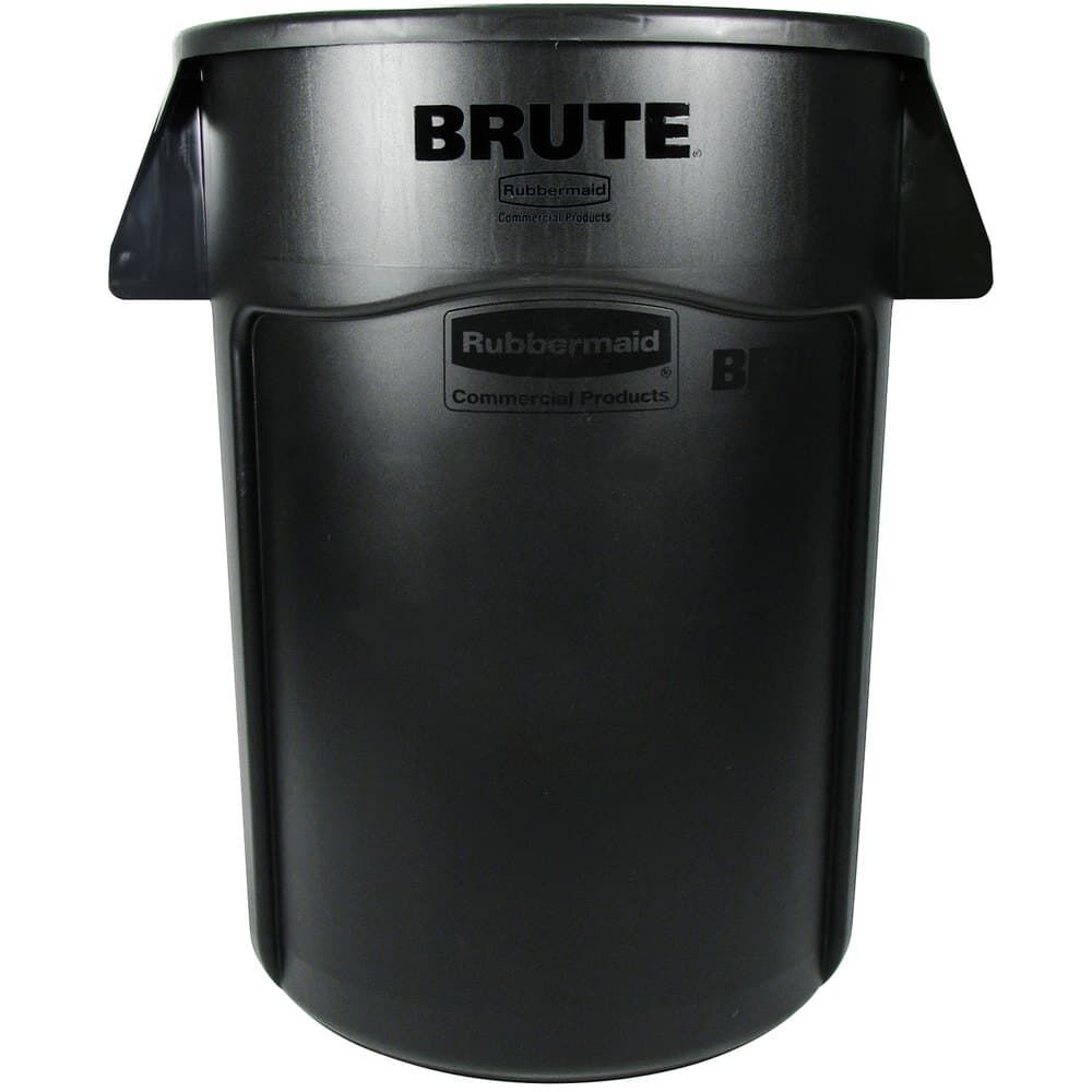 фото: Мусорный бак Rubbermaid Brute 166.5л, черный, с системой вентиляции, FG264360BLA