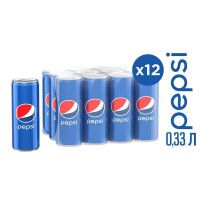 Напиток газированный Pepsi 330 мл х 12шт, ж/б