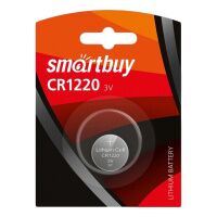 Батарейка Smartbuy CR1220, литиевая, 1шт/уп