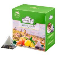 Чай Ahmad Tea Цитрусовый сорбет зеленый пирамидки 20х1,8г 1239
