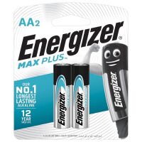 Батарейка Energizer Max Plus AA LR06, 1.5В, алкалиновая, 2шт/уп