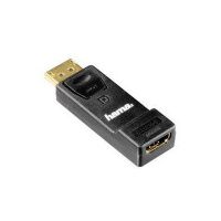 Адаптер Hama DisplayPort-HDMI (m-f) черный, H-54586