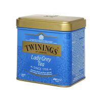 Чай листовой Twinings Lady Grey, черный, 100г, ж/б
