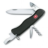 Нож перочинный Victorinox Nomad 111мм с фиксатором 11 функций нейлоновая рукоять черный