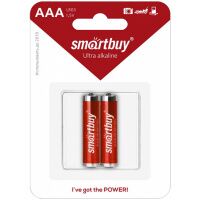 Батарейка SmartBuy AAA (LR03) BC2, 2шт/уп