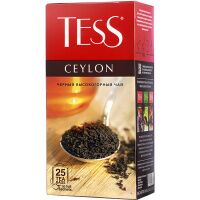 Чай Tess Ceylon (Цейлон), черный, 25 пакетиков
