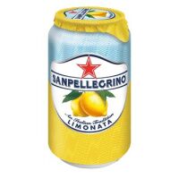 Напиток газированный Sanpellegrino лимон, 330мл, ж/б