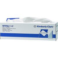 Протирочные салфетки Kimberly-Clark WypAll L40 7461, листовые, 100шт, 1 слой, белые
