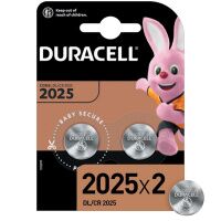 Батарейка Duracell CR2025, литиевая, 2шт/уп