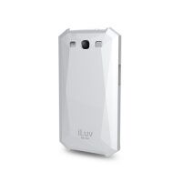 Чехол для Samsung Galaxy S3 Iluv Mazarin белый, пластиковый
