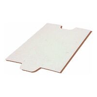 Подложка для подшивки документов картонная Промтара белая, А4/А5, 400
