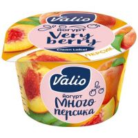 Йогурт Valio Clean Label персик, 2.6%, 180г