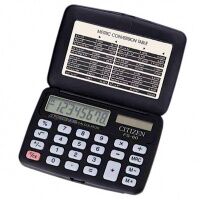 Калькулятор карманный Citizen FS-60BKII черный, 8 разрядов